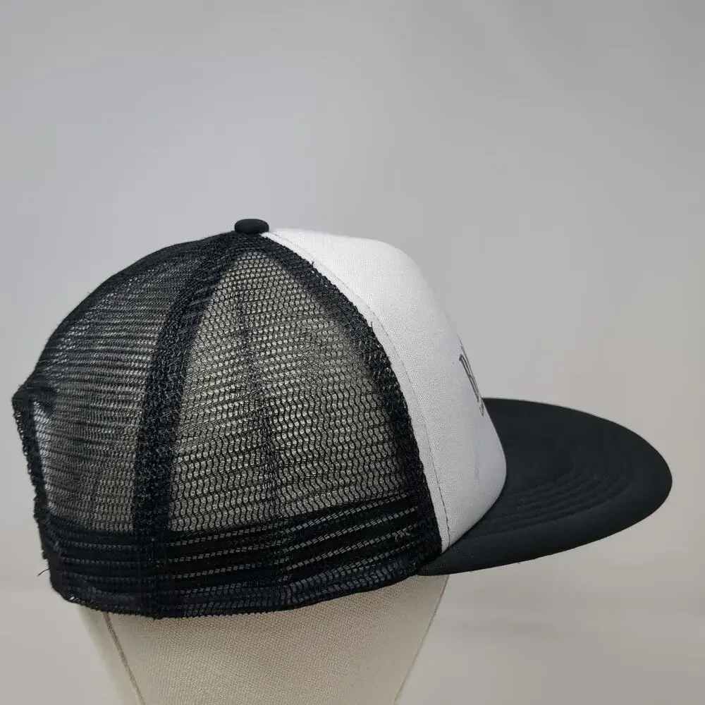 Hit Wear Balmshot Lip Balm Graphic Logo Trucker Hat Black One Size Snapback Mesh